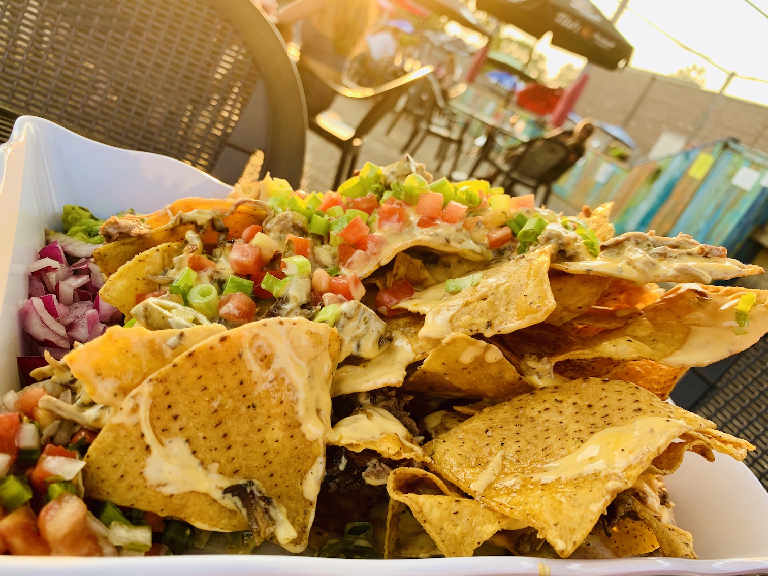 Signature dishes The eyepopping trash can nachos and loaded mac