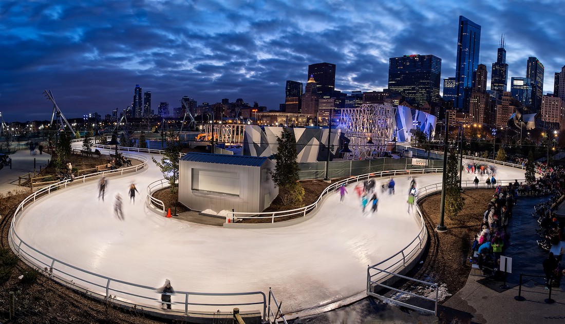 Chicago Scene The Art Institute’s exhibit, skating at Maggie
